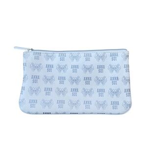 Anna Sui Light Blue Butterfly Cosmetic Bag